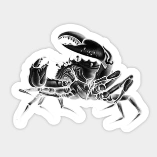 Cancer Crab (Black) Sticker